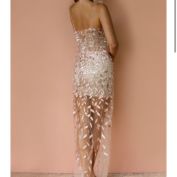 WOW NWT ‘Sister’s the Label’ ELLE GOWN SLIP in CHAMPAGNE (OS) Formal✨free gift!! - Picture 4 of 11